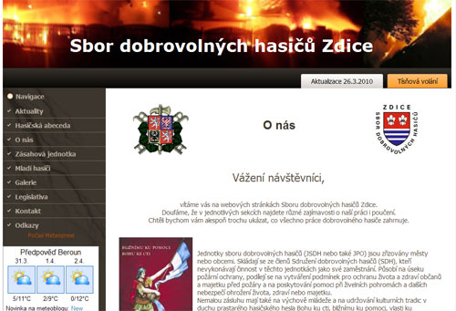 Fire brigade Zdice - 